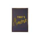 Muurkunst That's Amore 40x60 cm zwart goudfolie