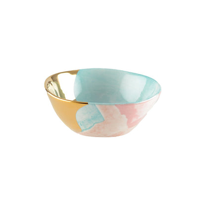 Soepkom 12 cm multicolor keramiek