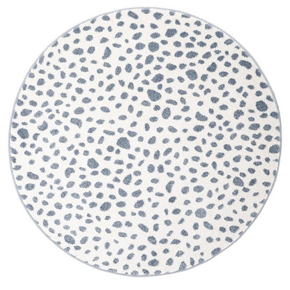 Kindertapijt rond 120 cm dalmatiërpatroon