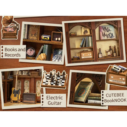 Booknook 18x11x23 cm hout