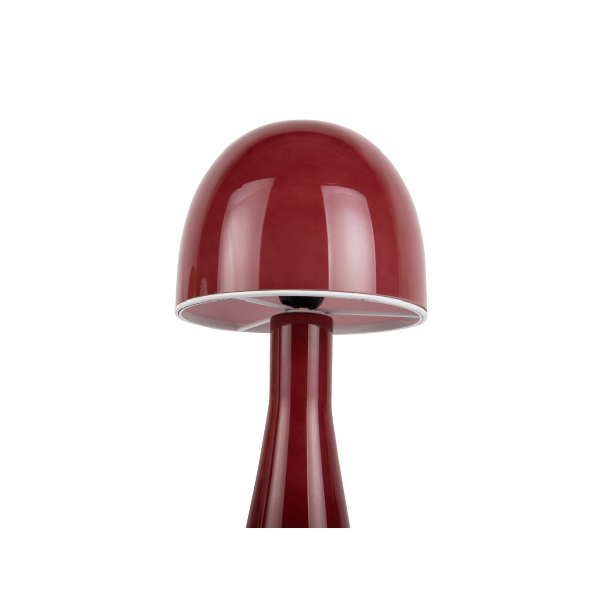 Tafellamp glas roségoud 20x45 cm