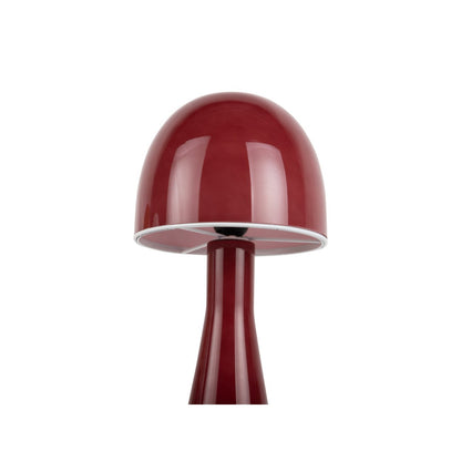 Tafellamp glas roségoud 20x45 cm