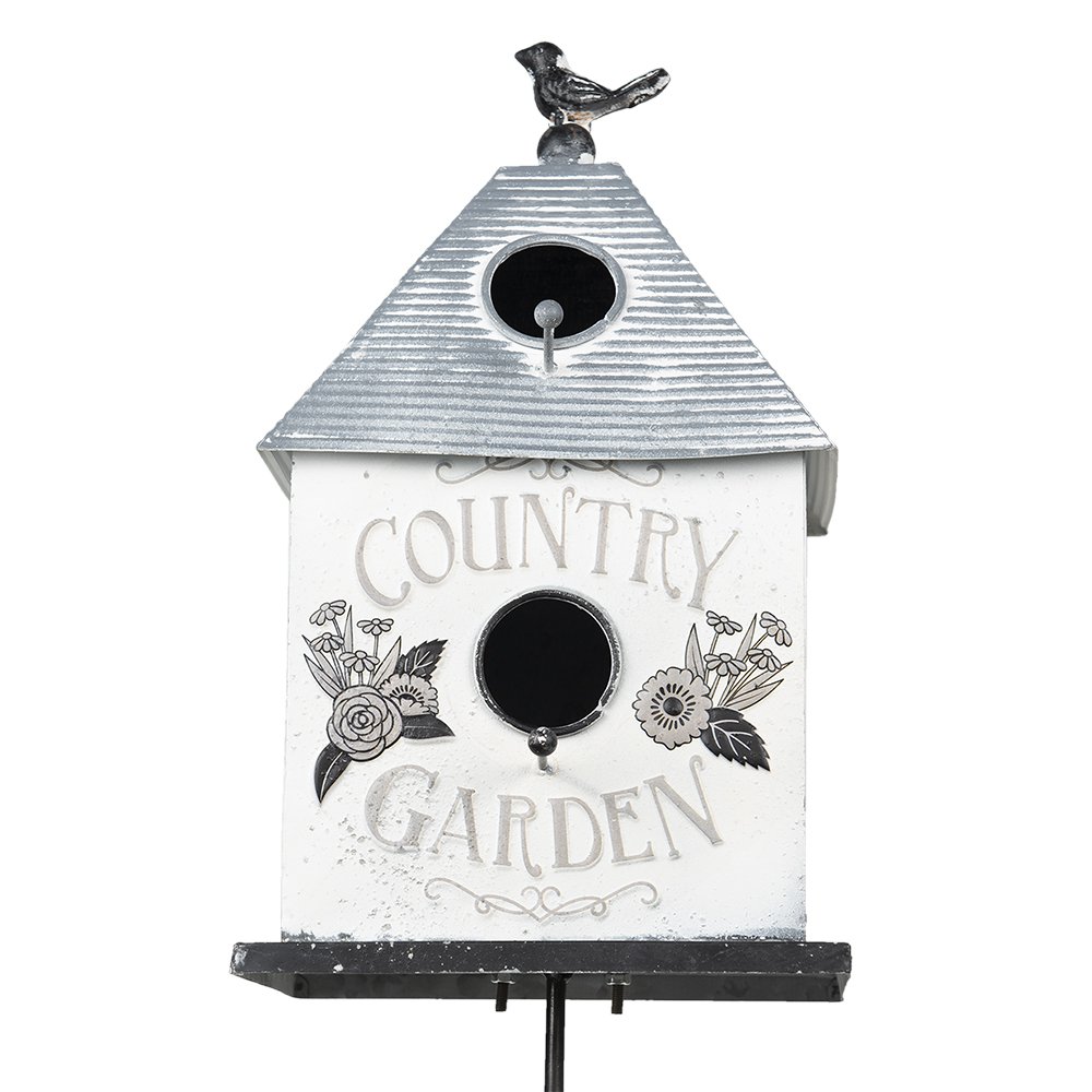 Tuinprikker vogelhuis 18x13x109 cm