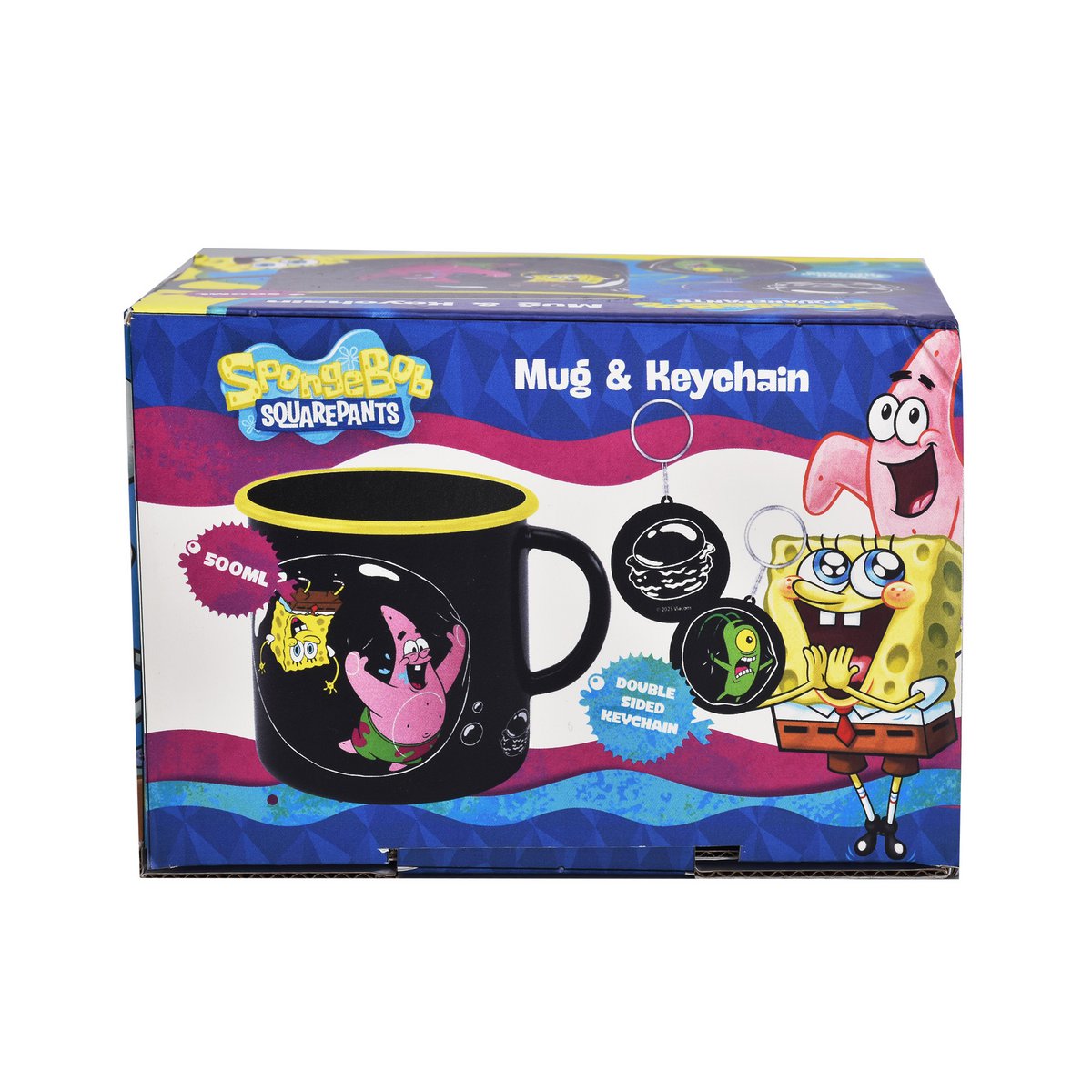 Spongebob mok 500 ml keramiek zwart