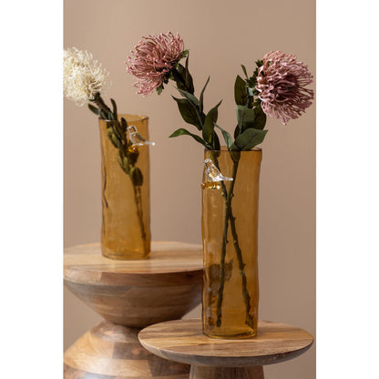 Bijzettafel hout 35x46 cm beige