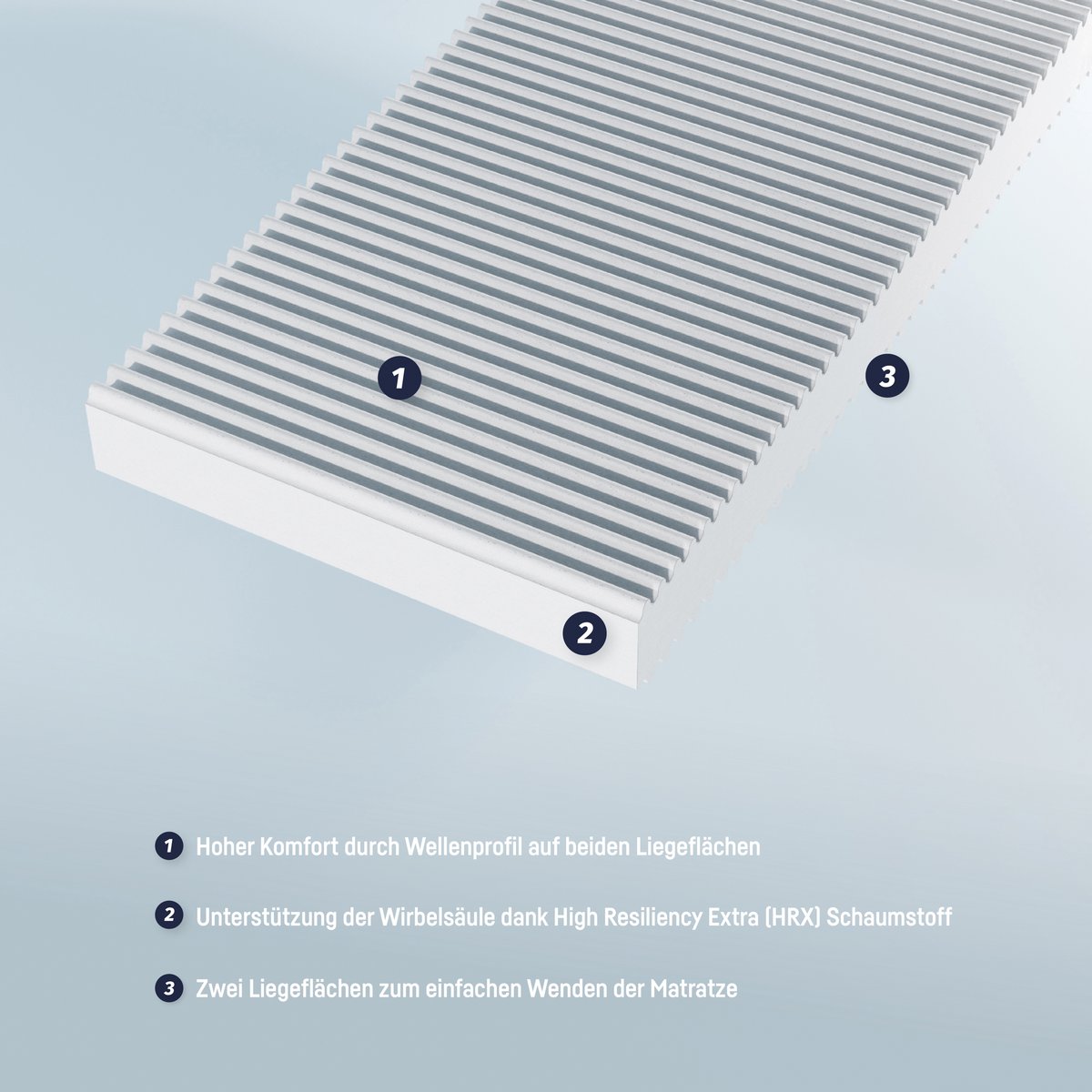 Matras Monti 140x200 cm comfortschuim
