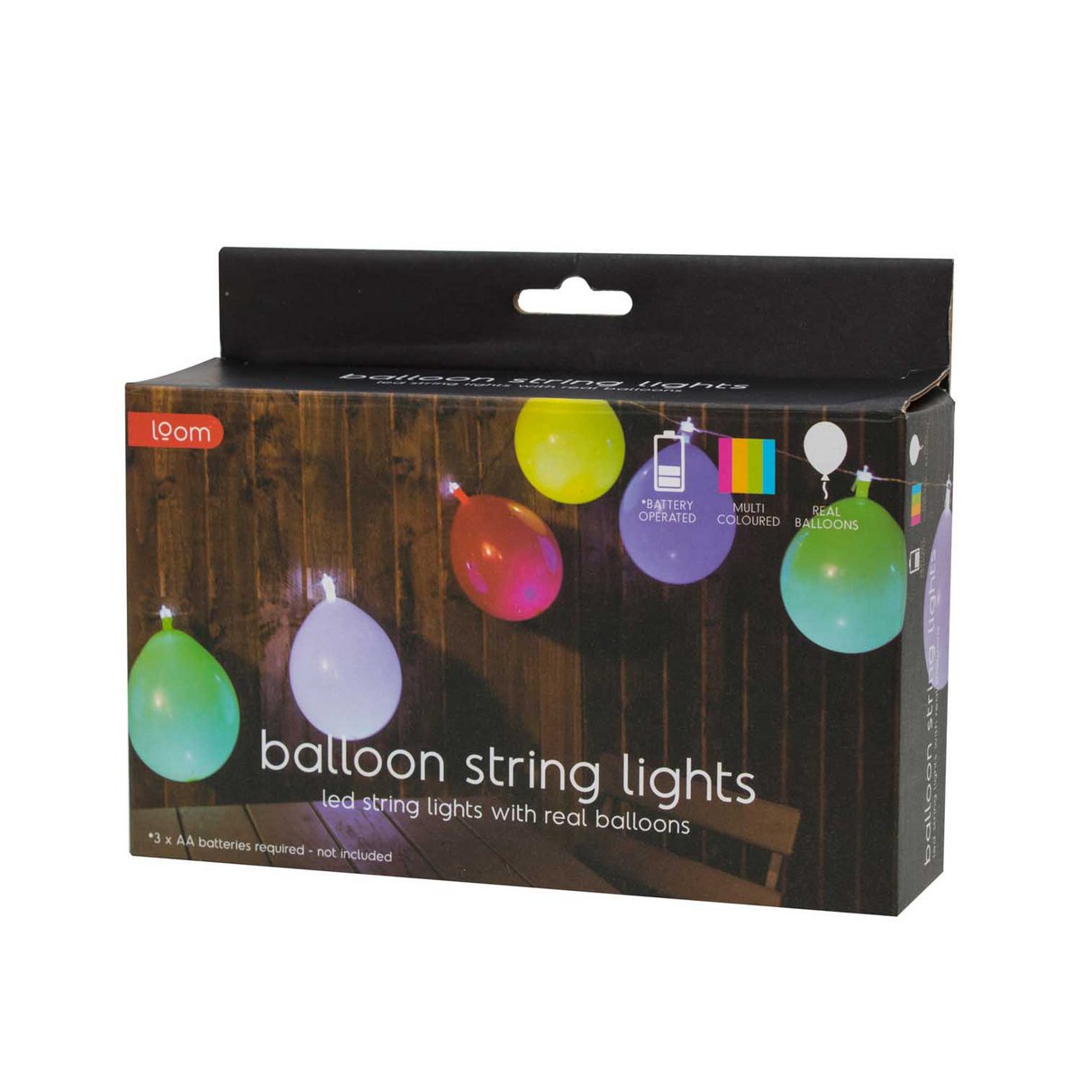 LED light string "Balloon" - Balloon String Lights
