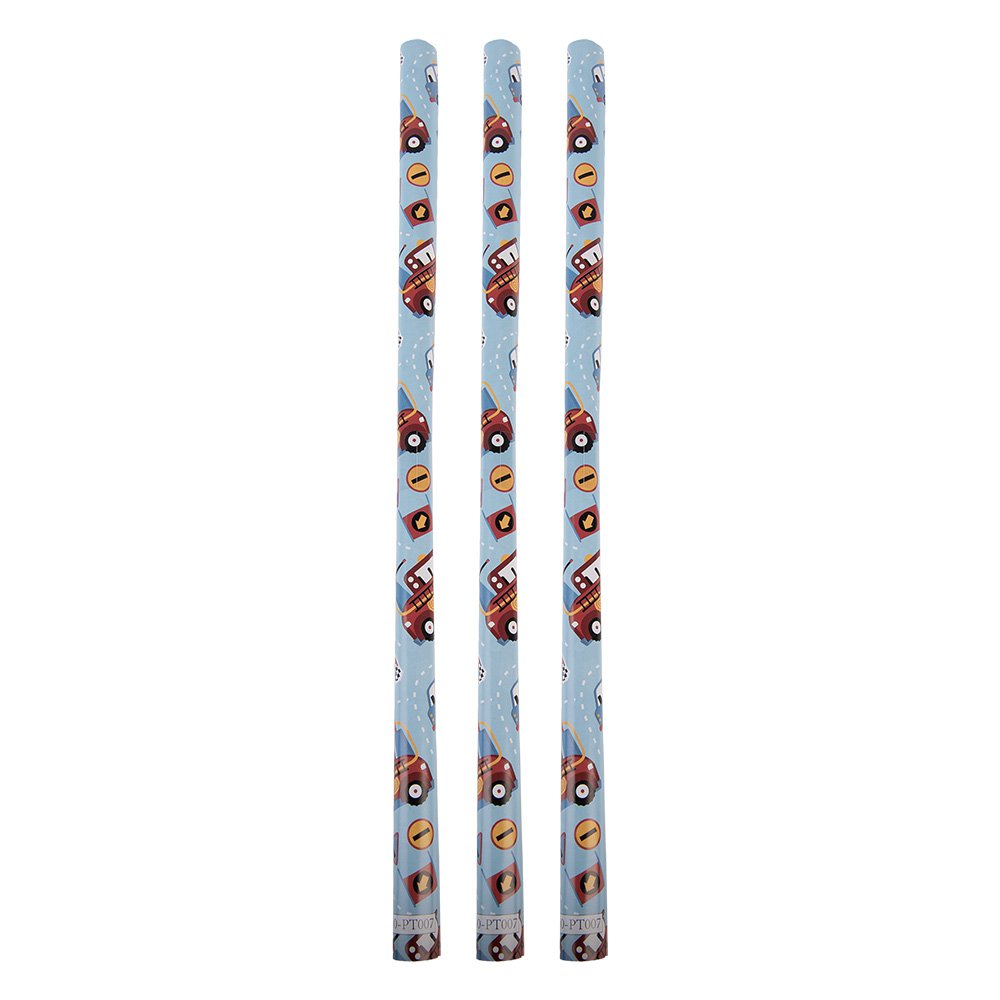 Wrapping Paper 3 Rolls 50x75 cm Blue Paper
