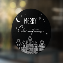 Sticker Merry Christmas Houses