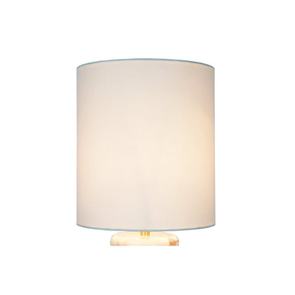 Tafellamp marmer linnen 65 cm