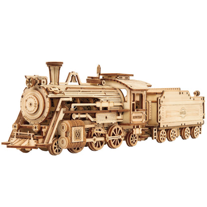 Robotime, 3D Wooden Puzzle Prime Steam Express, MC501, 30.7x6.7x8.2cm