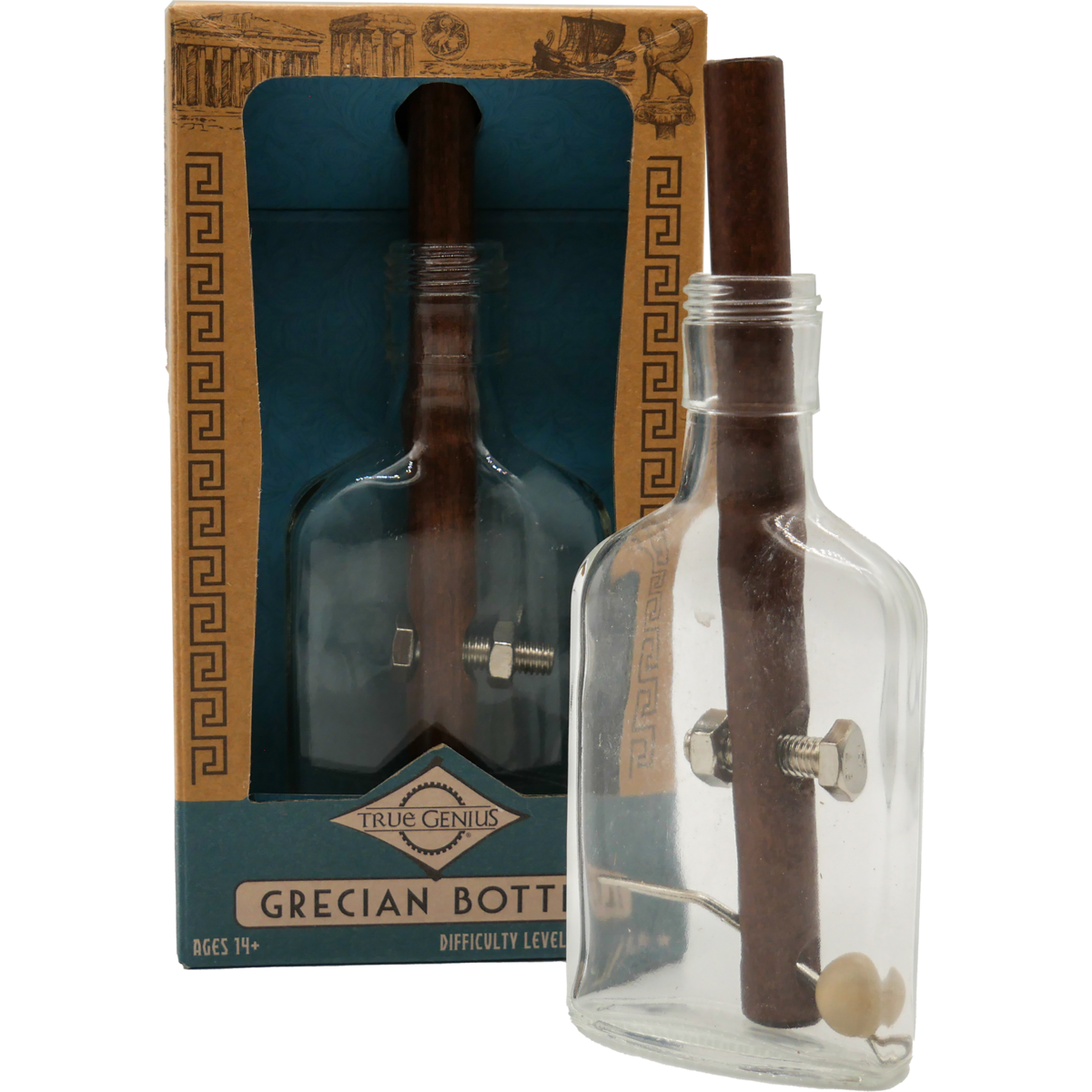 Breinbreker Grecian Bottle glas hout metaal
