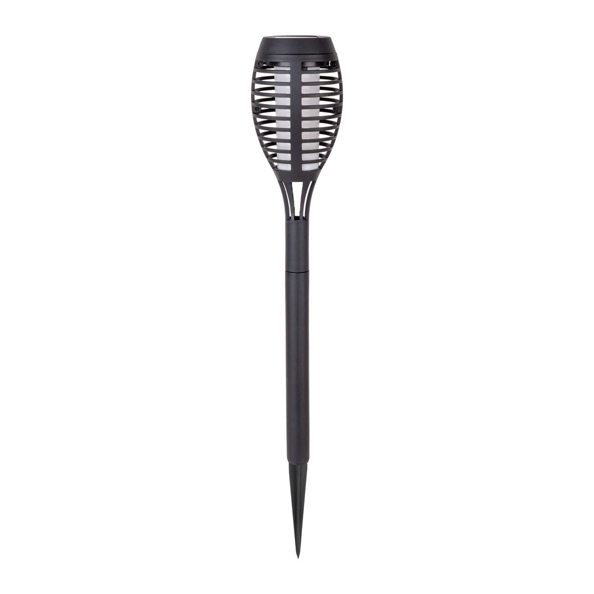 Tuinspots LED 5 stuks 45 cm grijs plastic