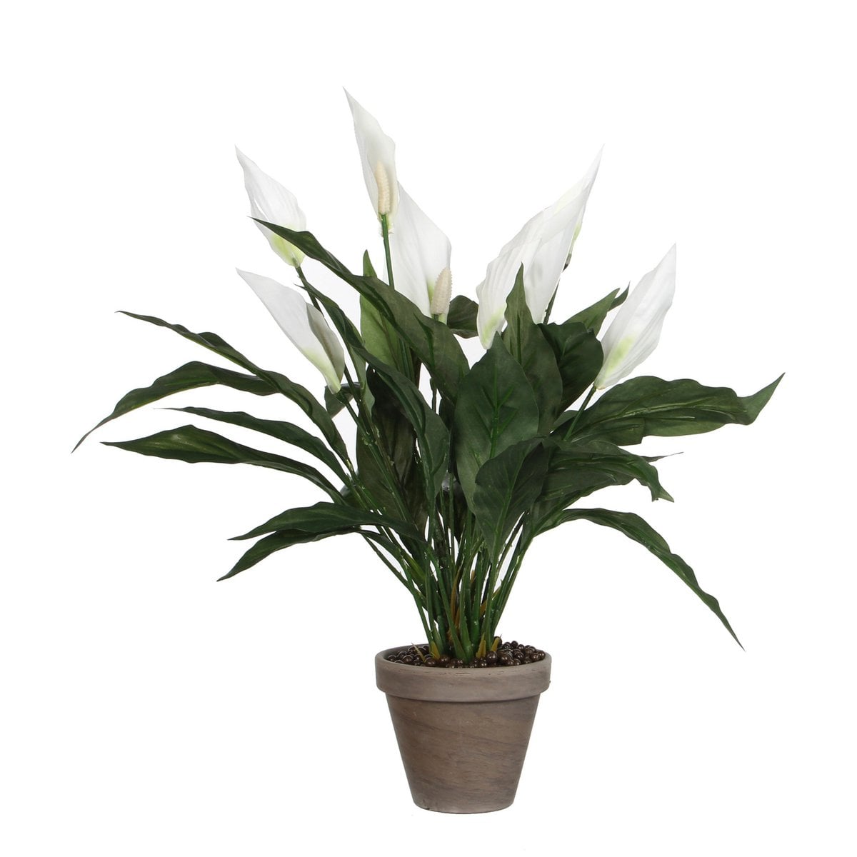 Kunstplant Spathiphyllum 50 cm wit
