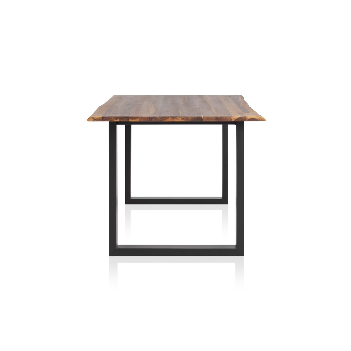 Eettafel 125x80 cm massief acaciahout boomrand