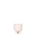 Plantenpot keramiek Ø6x7 cm travertine