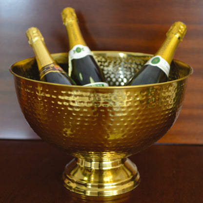 Grote Champagne Cup Magnum Gehamerd 30 Cm Luxe Presentatie