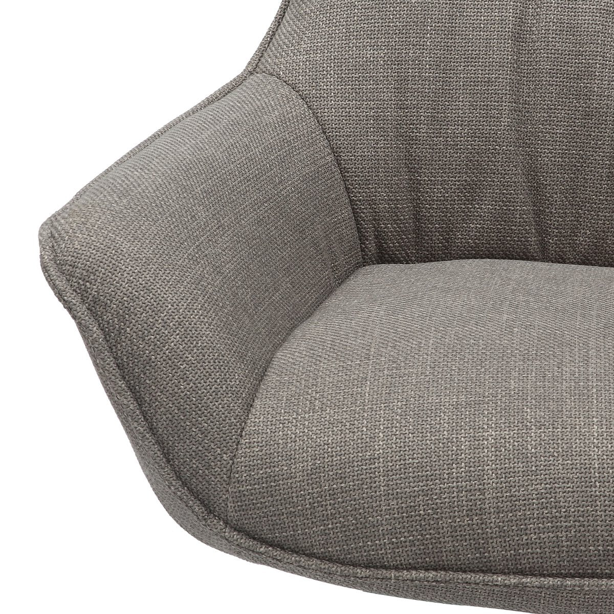 Fauteuil structuurstof taupe 85x83x103 cm
