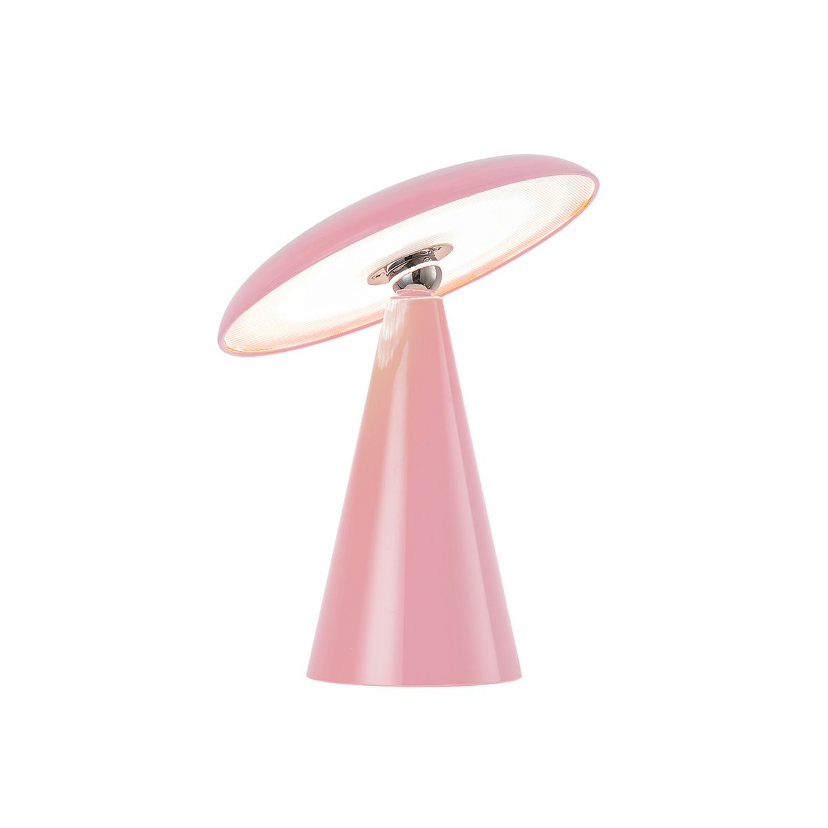 Tafellamp roze 26x23 cm melamine