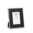 Fotolijst 10x15 cm verzilverd zilver zwart