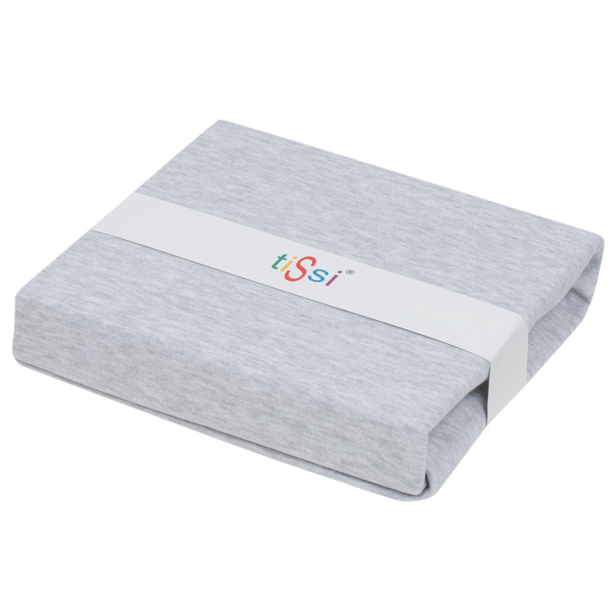 tiSsi® hoeslaken GRIJS 85x89 cm voor 4-hoek box