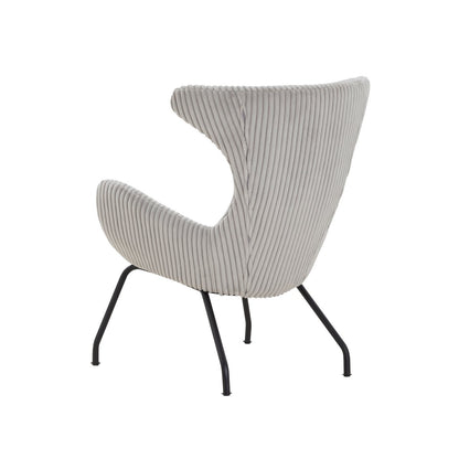 Relaxfauteuil Grijze structuurstof