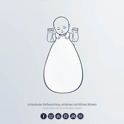 Baby slaapzak mosselin