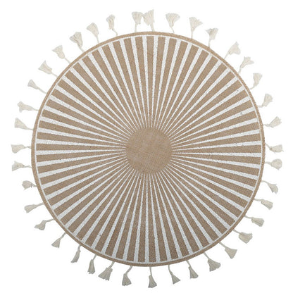Placemat jute wit Aztec 37x37x1 cm