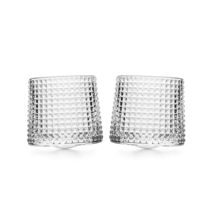 Whiskyglazen set van 2 borosilicaat glas