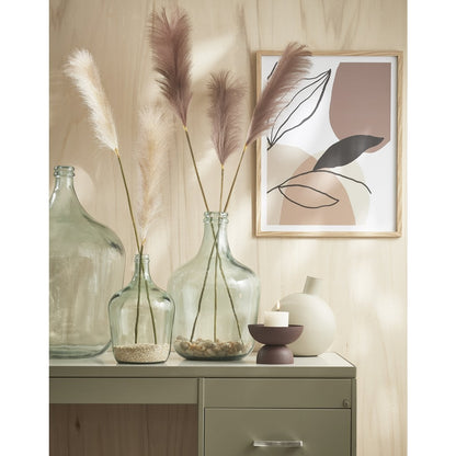 Vaas glas 42x27 cm transparant