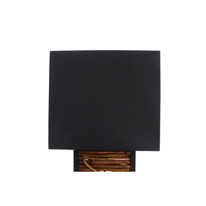 Vloerlamp drijfhout naturel zwart 163 cm