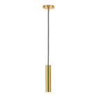 Paris Hanger Brass And Steel Modern Pendant Lamp 6x6x28 Cm