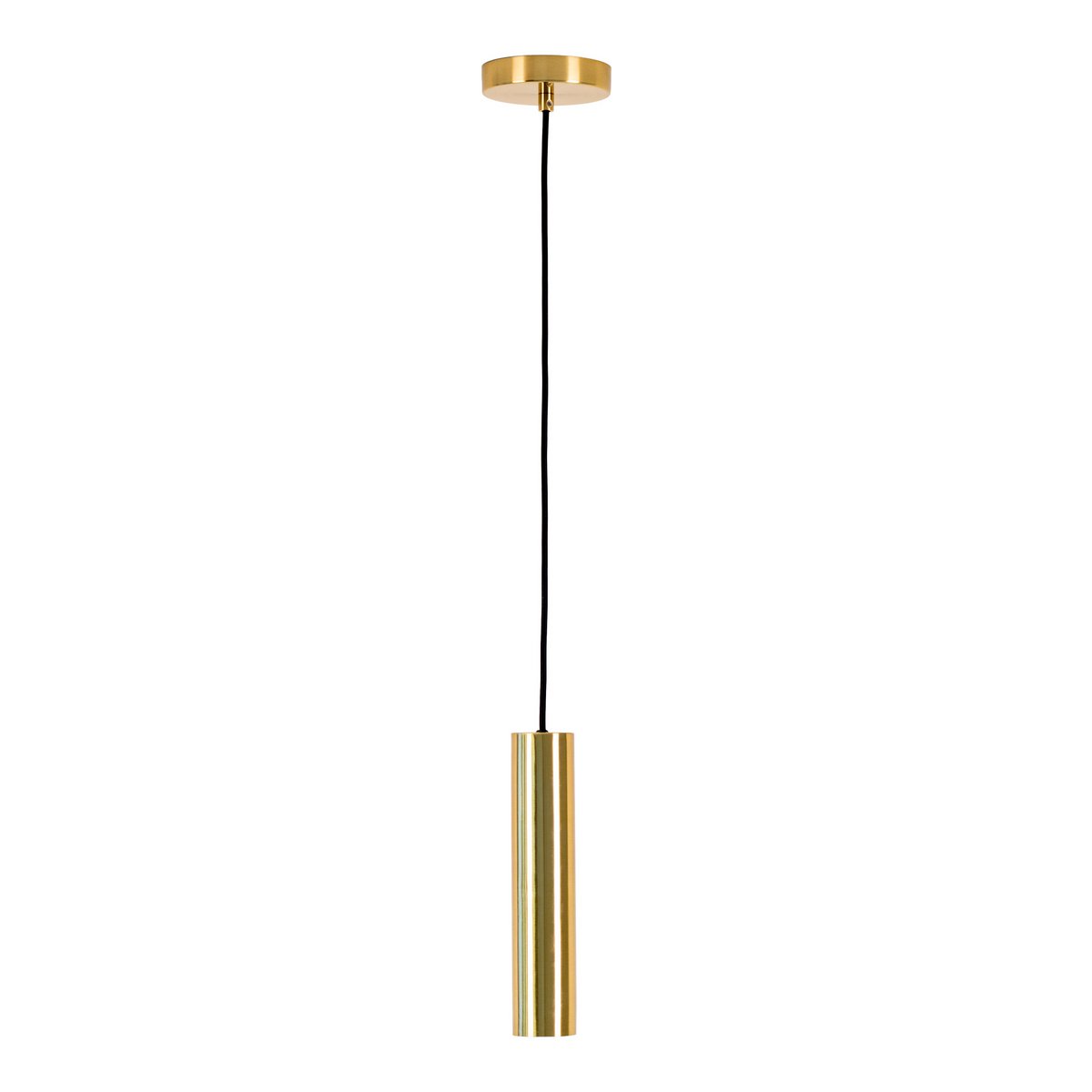 Paris Hanger Messing En Staal Moderne Hanglamp 6x6x28 Cm