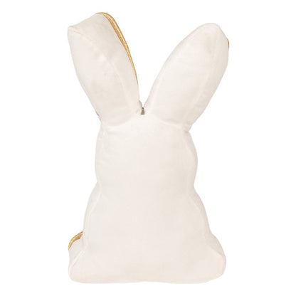 Doorstop Rabbit 20x7x31 cm White Polyester