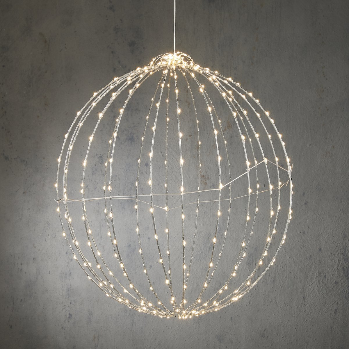 Kerstverlichting bal Ø60 cm klassiek wit