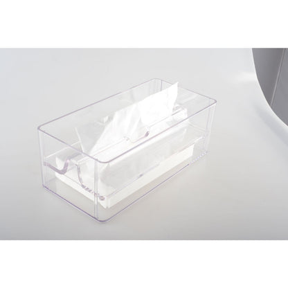 Acrylic tissue box