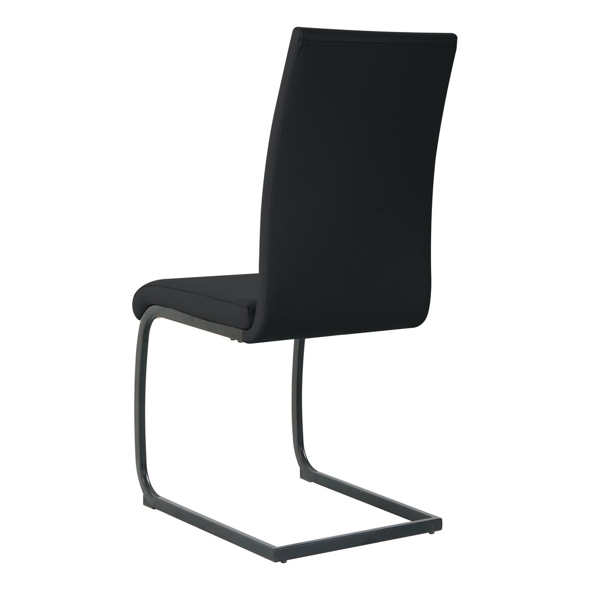 Stoelenset 2 stuks kunstleer sledeframe