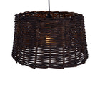 Basket Pendant Lamp Basket Diameter 38 cm with Open Design