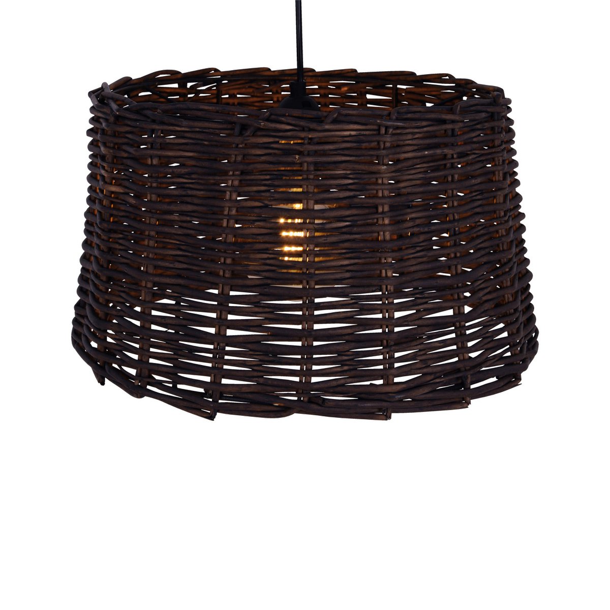 Hanglamp mand Ø38x22 cm open ontwerp