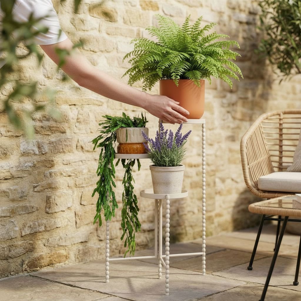Plant Stand Salvo Beige