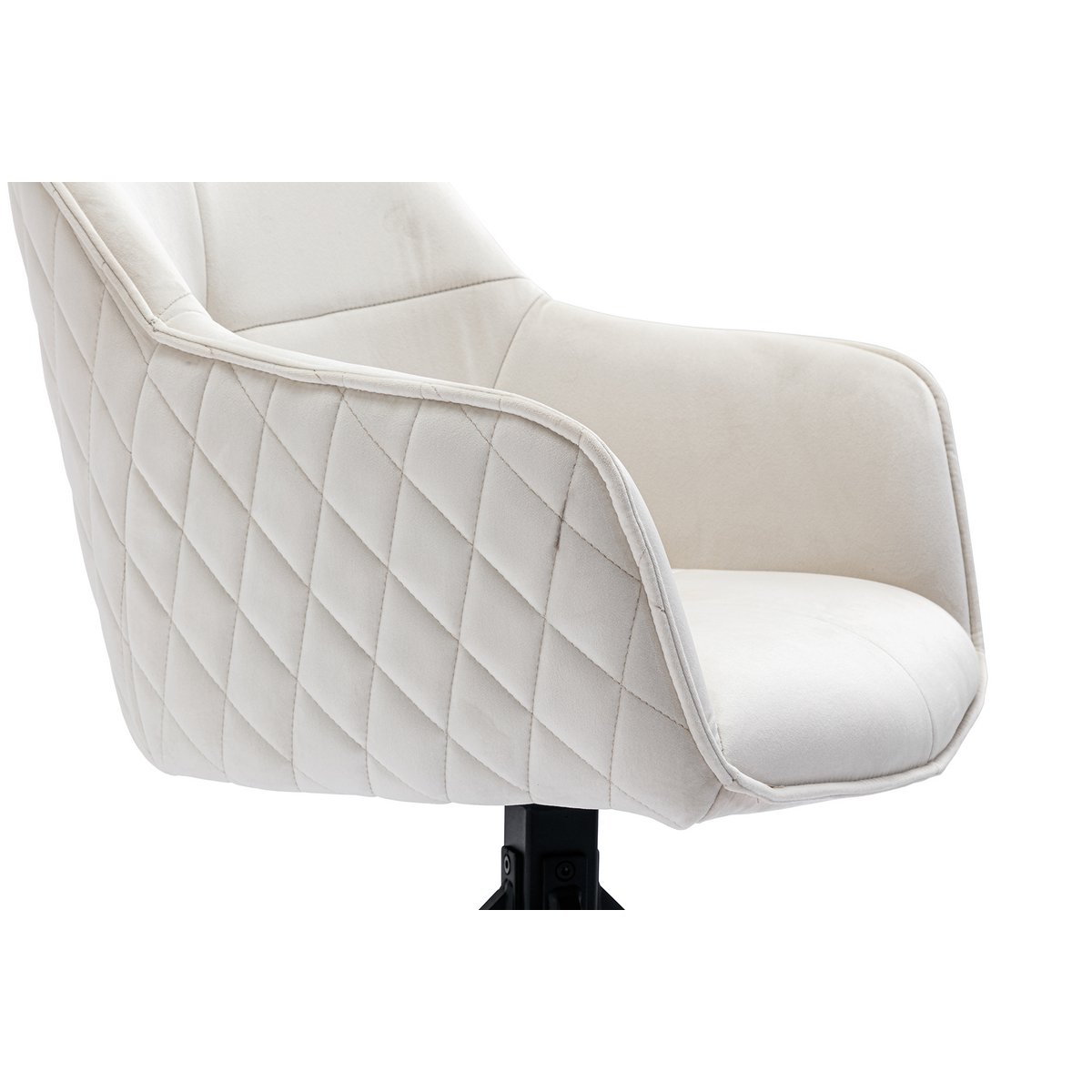 Fauteuil beige 59x60x83 cm draaibaar