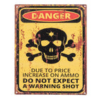 Wall Plaque 20x25 cm Yellow Iron