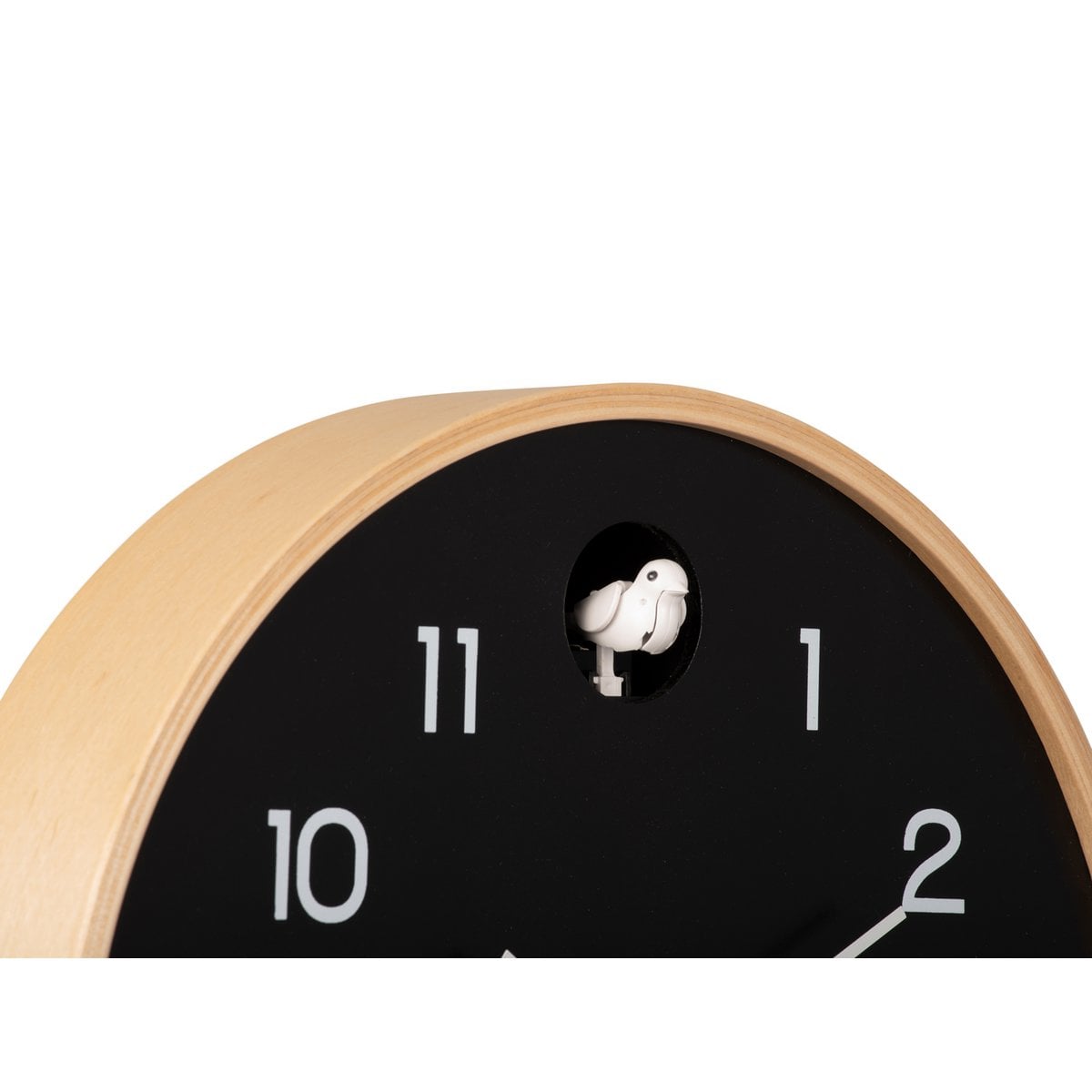 Wandklok 32 cm hout