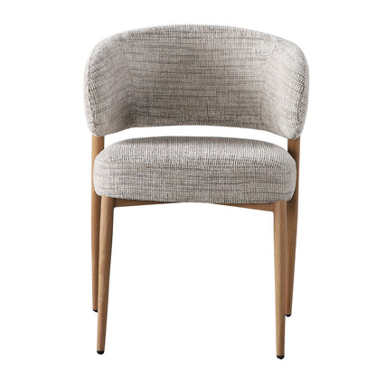 Eetkamerstoel Fuji Okura set van 2 beige 55x56,5x79 cm