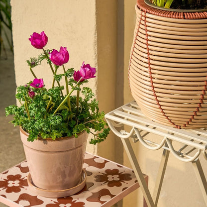 Plantenstandaard Rosalie 68x28 cm gebroken wit ijzer