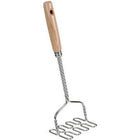 Aardappelstamper 33 cm houten greep metaal