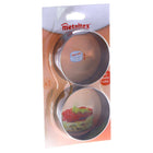 Metaltex Baking Rings 8.5X3.2 Cm 2 Pieces Stainless Steel