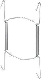 Bordenhouder 9-18 cm zilver staal