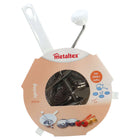 Passeerzeef 20 cm rvs wit