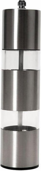 Metaltex Herb/Pepper Mill 21cm Stainless Steel/Acrylic